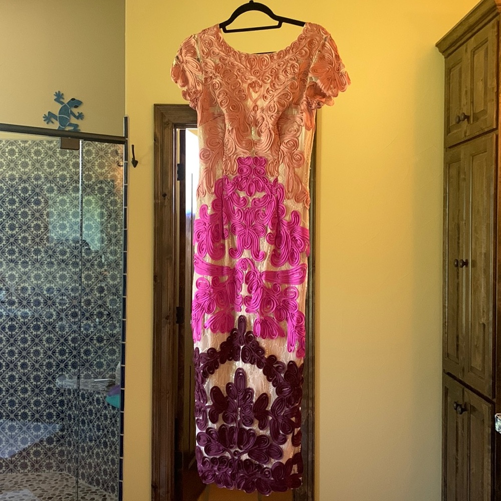 JS Collections Gorgeous Embroidered Dress